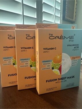 The Creme Shop Vitamin C & Hyaluronic Acid Fusion Sheet Mask -